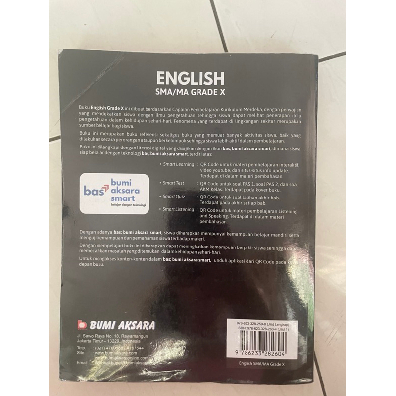 

BUKU B ING KELAS X BUMI AKSARA