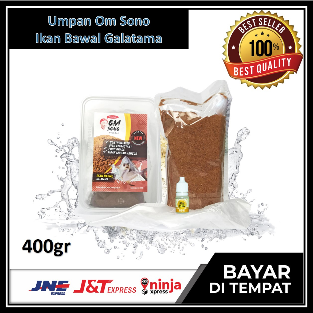 Umpan Ikan Bawal Om Sono Galatama Harian Siap Pakai