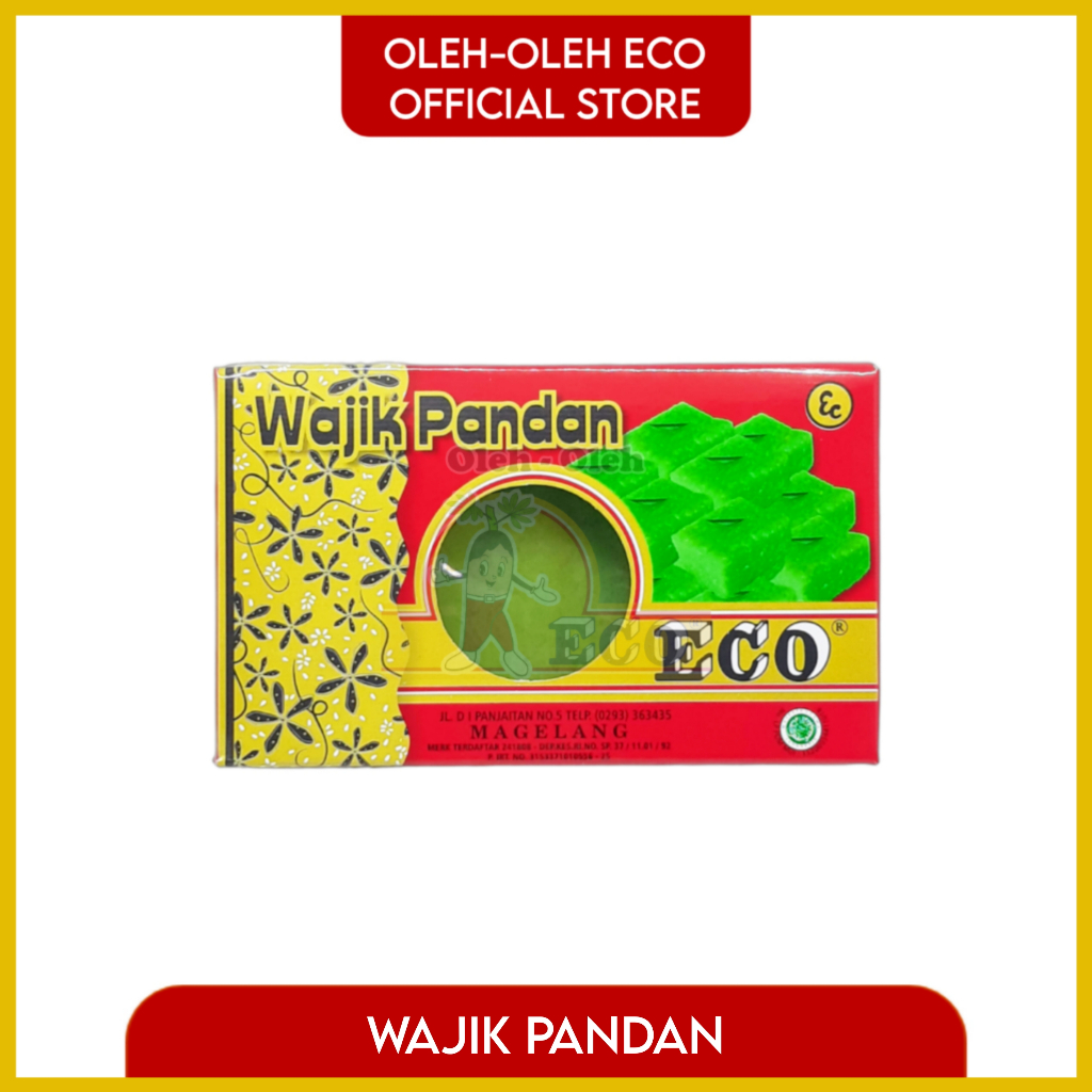 

Wajik Pandan Gula Jawa Magelang ECO Vacuum asli Magelang