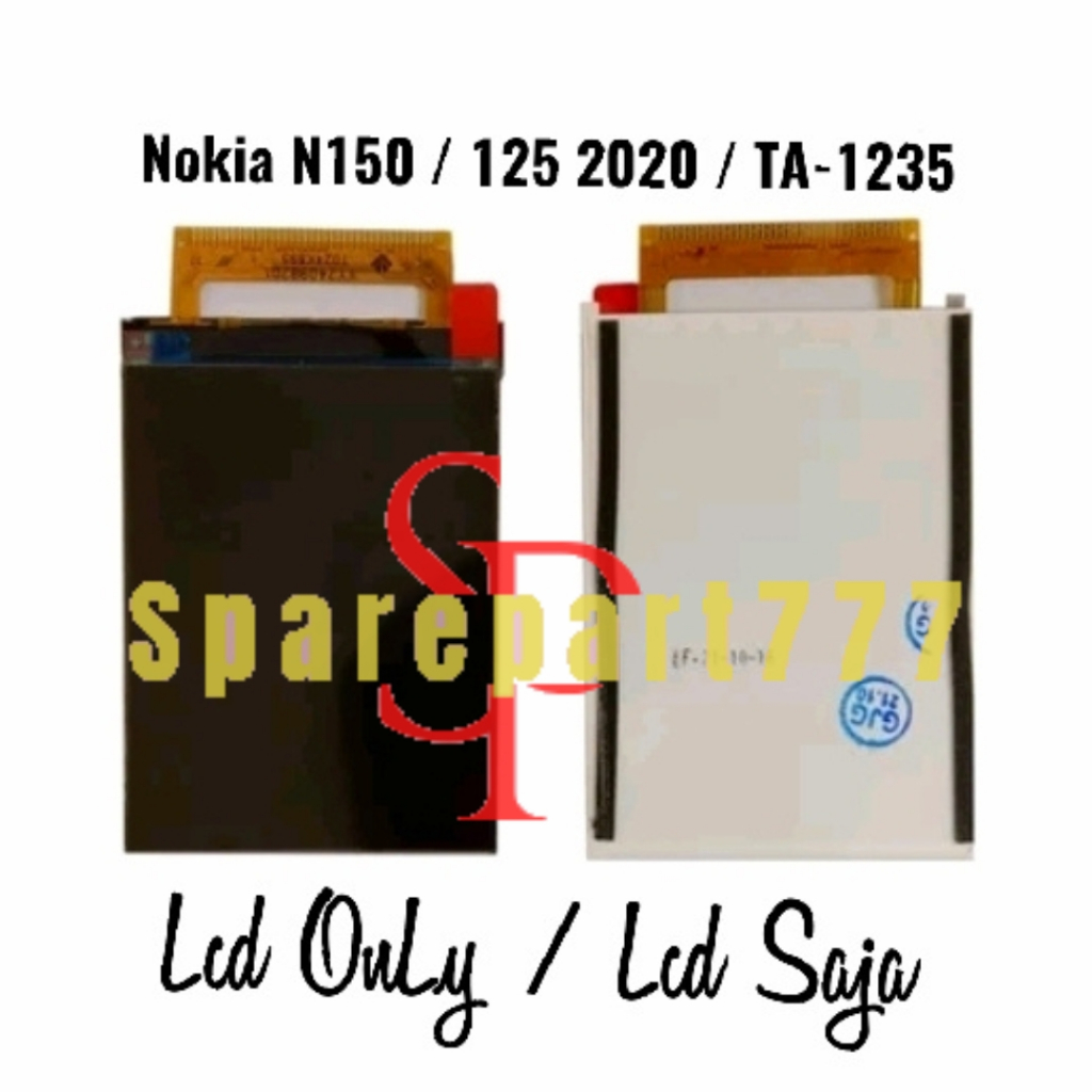 Lcd Only Nokia N150 - 125 2020 - TA-1235 - Lcd Saja