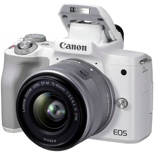 Canon EOS M50 Mark II Kit 15-45mm Mirrorless Camera - GARANSI RESMI