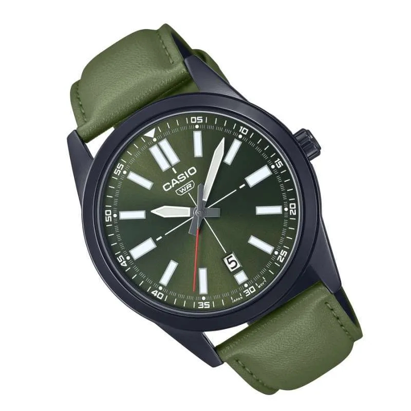 Jam Tangan Pria CASIO MTP-VD02BL-3EUDF Original