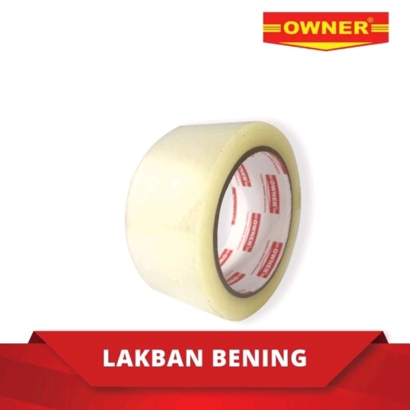

lakban owner 90 yard 40mmx48m/ lakban coklat 90 yard/ lakban bening 90 yard/ lakban serba guna/ lakban bening murah