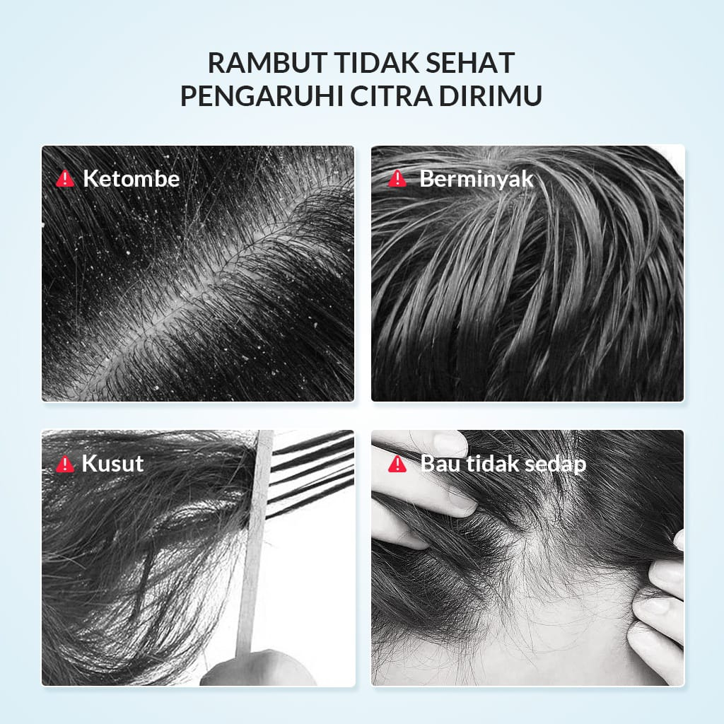 Bioaqua Men's Cool Oil Control Dandruff Shampoo 400ml