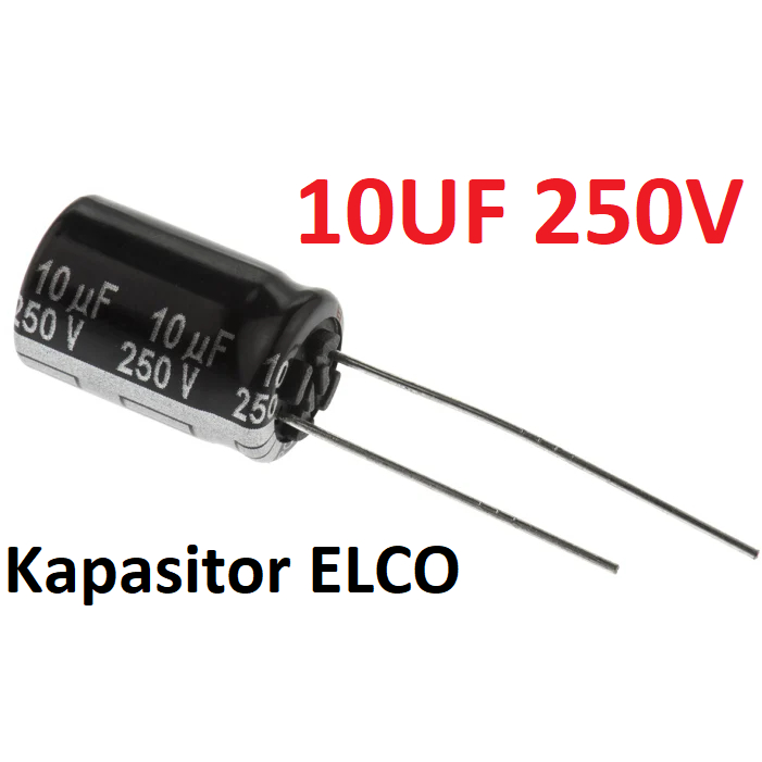 Kapasitor Capacitor ELCO Polar 10uf 250v 10 uf 250v 10 mikro 250 volt