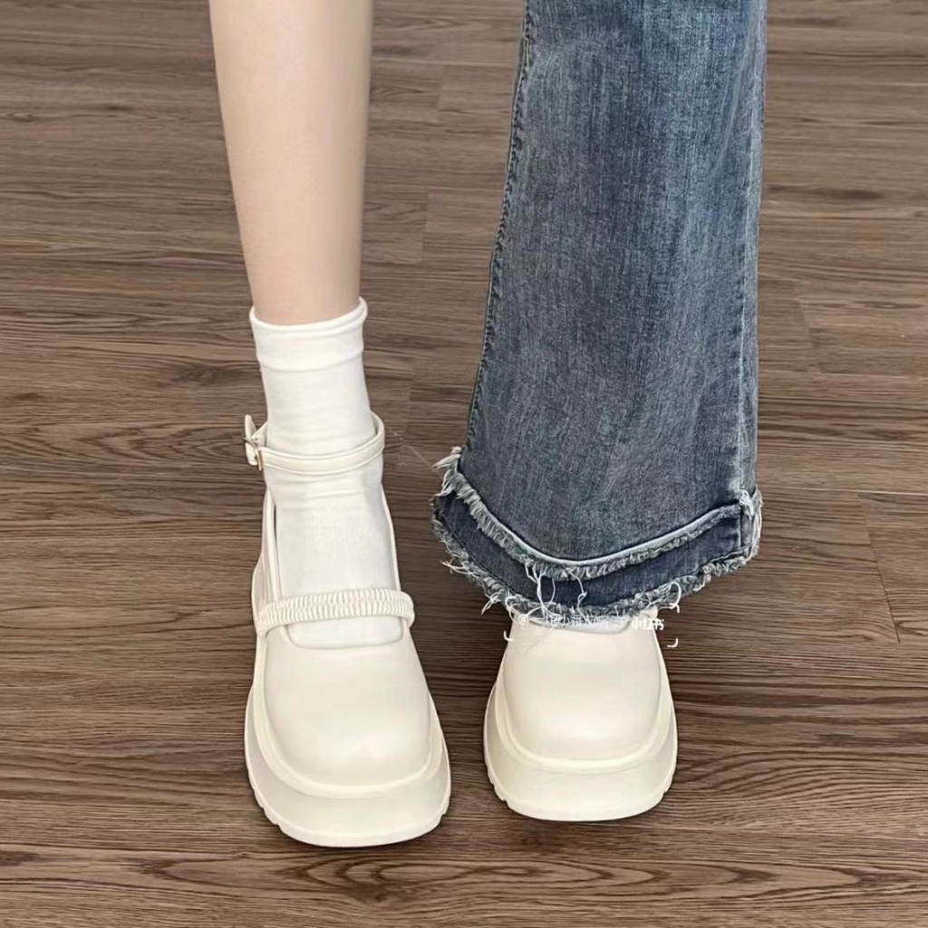 COD POS 663 Sepatu Boots Platfrom Wanita Korea Design Chuncky Korea Style