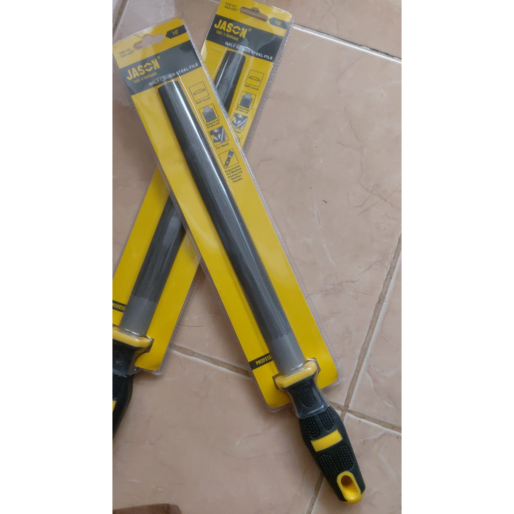 Kikir Setengah Bulat Kasar10&quot; Jason (352-027)