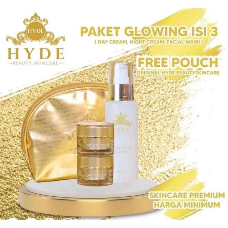 Hyde beautyskincare paket isi 3 item