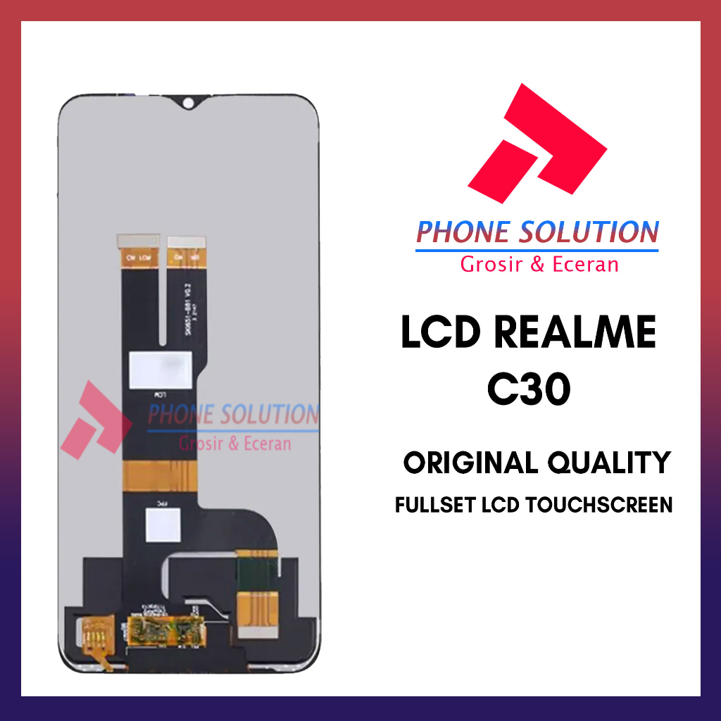 LCD Realme C30 Fullset Touchscreen // Supplier LCD Garansi 1 Bulan