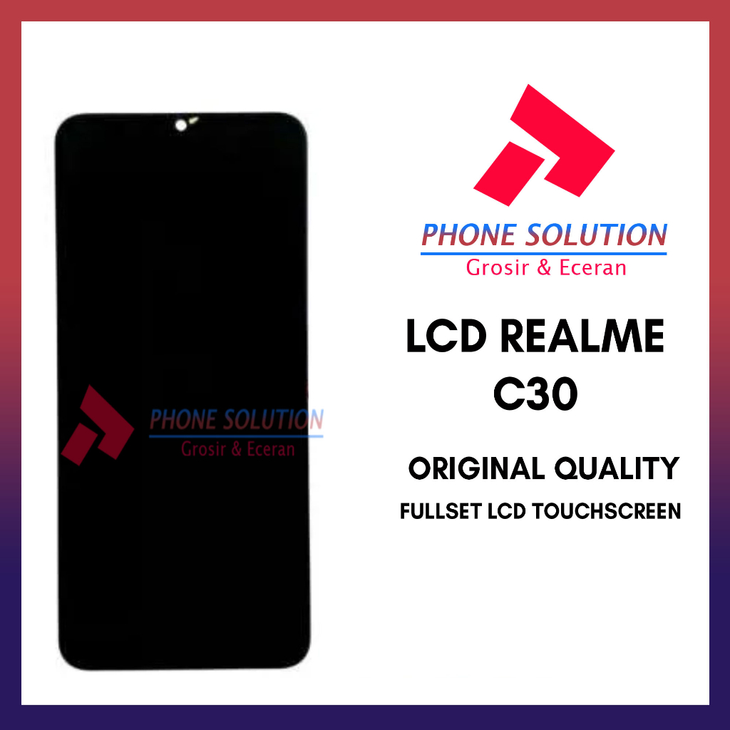 LCD Realme C30 Fullset Touchscreen // Supplier LCD Garansi 1 Bulan