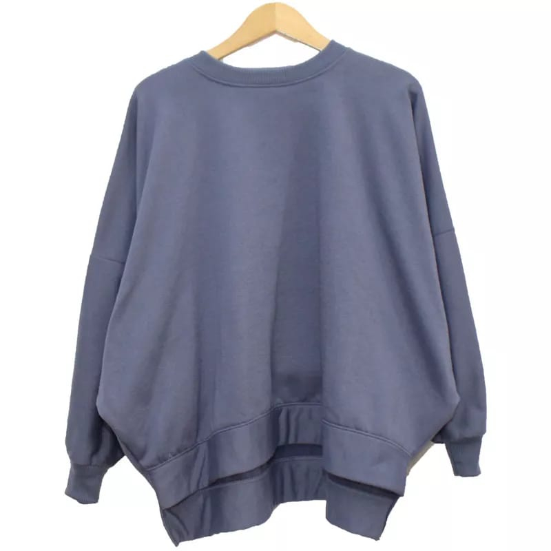 Sweater Oversize XXXL Batwing Oblong wanita Bigsize - Sweater Polos Jumbo