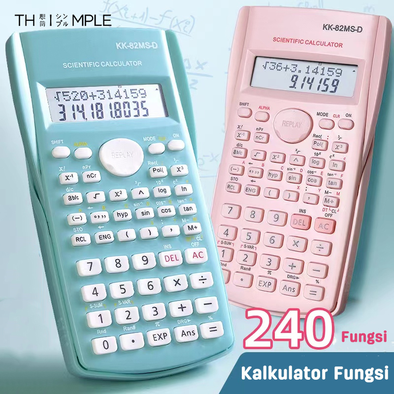 

Kalkulator Color Function Scientific Kalkulator 24 Fungsi Kalkulasi 3 Warna kalkulator scientific casio-THIMPLE