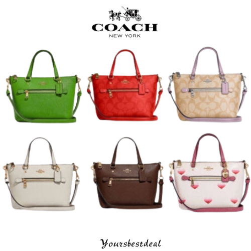 Coach Mini Gallery Crossbody Dark Saddle C9948 CA721 CA739