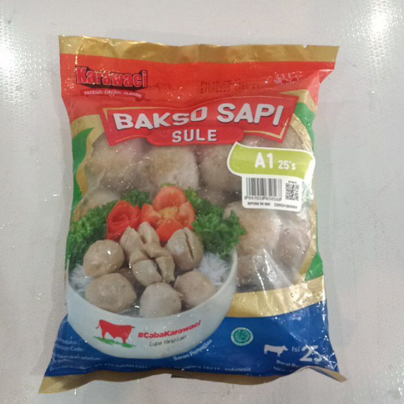 

Karawaci Bakso Sapi Sule A1 25's - 350 g