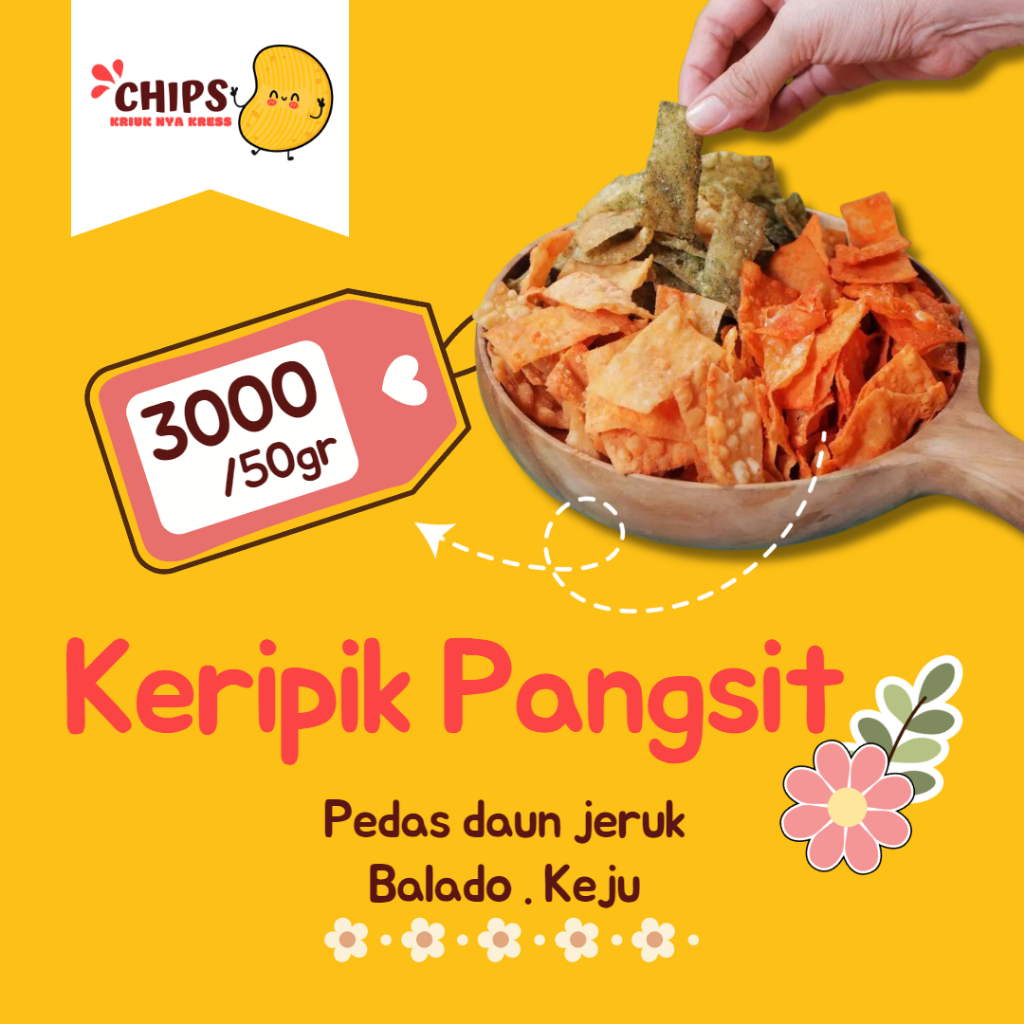 

Keripik pangsit homemade 50gr