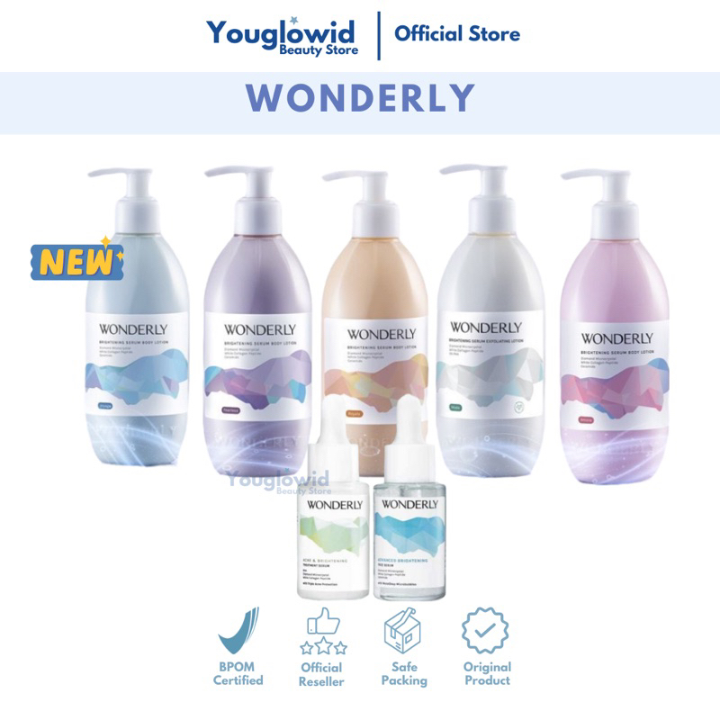 WONDERLY Brightening Serum Body Lotion Fearless | Acne Brightening Treatment Face Serum