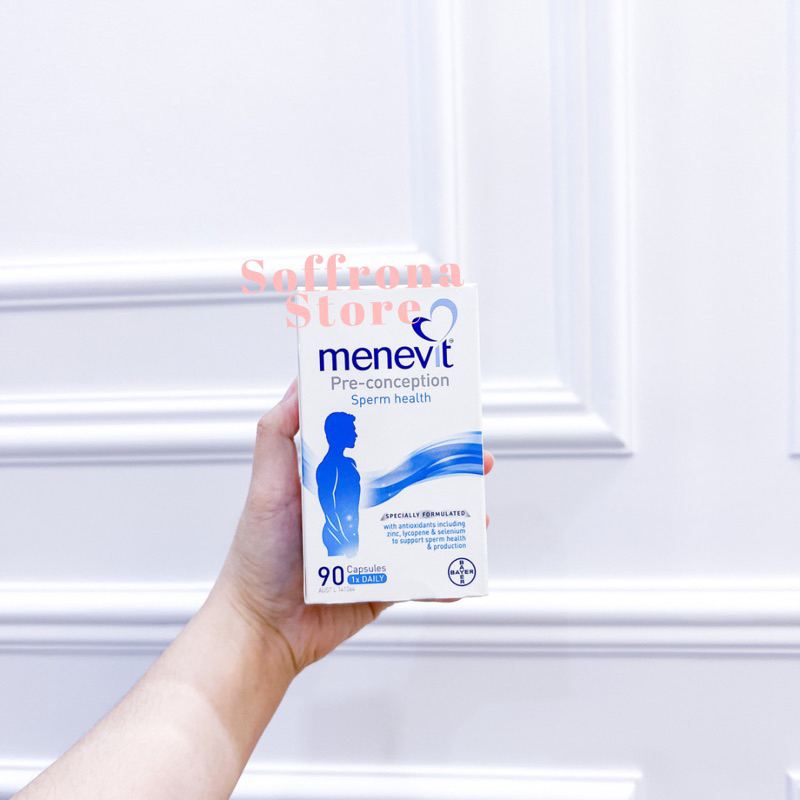 elevit menevit pre conception sperm health 90 capsule preconception vitamin for men