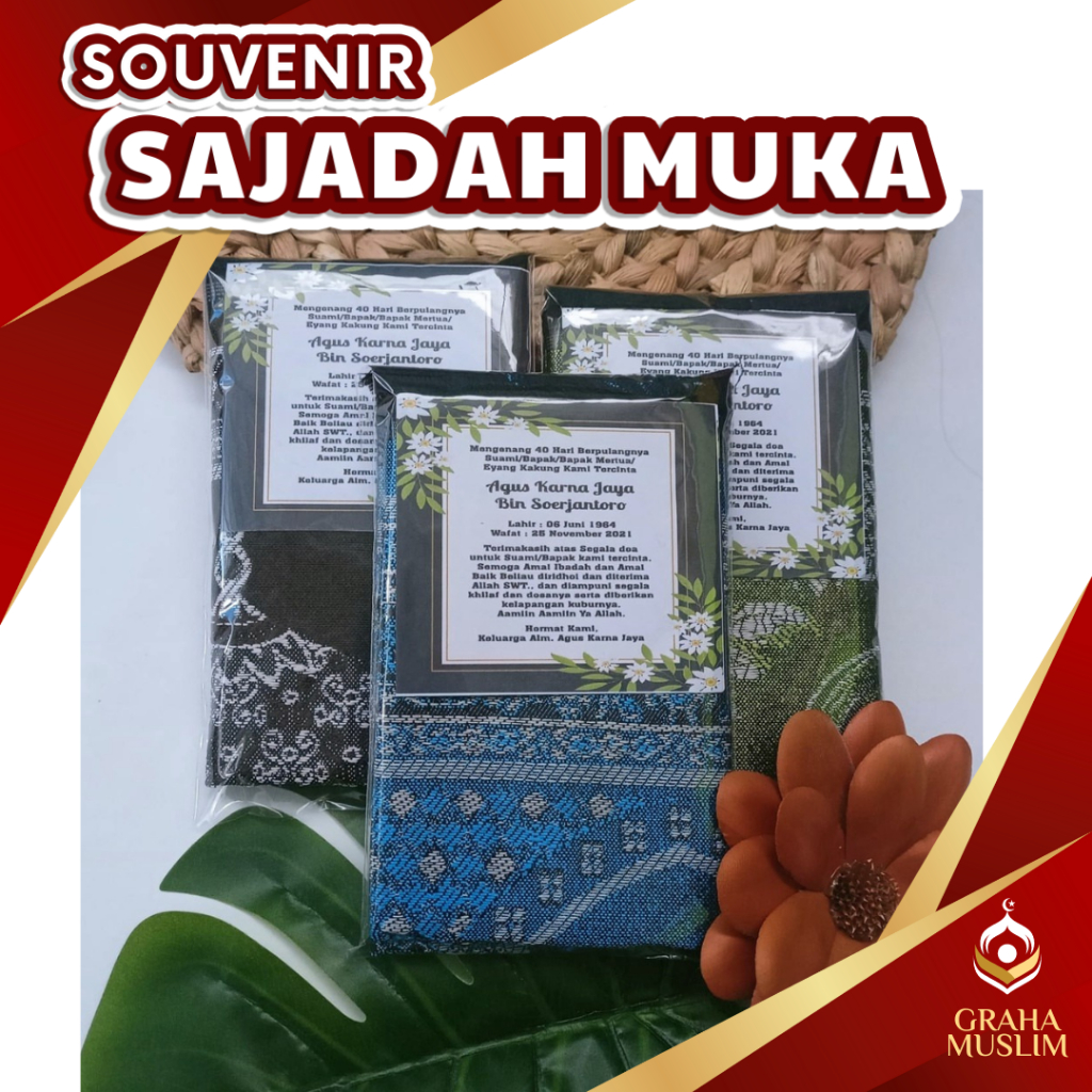 Parcel Souvenir Sajadah KECIL murah pengajian/tasyakuran/ aqiqah / haji / umroh / pernikahan