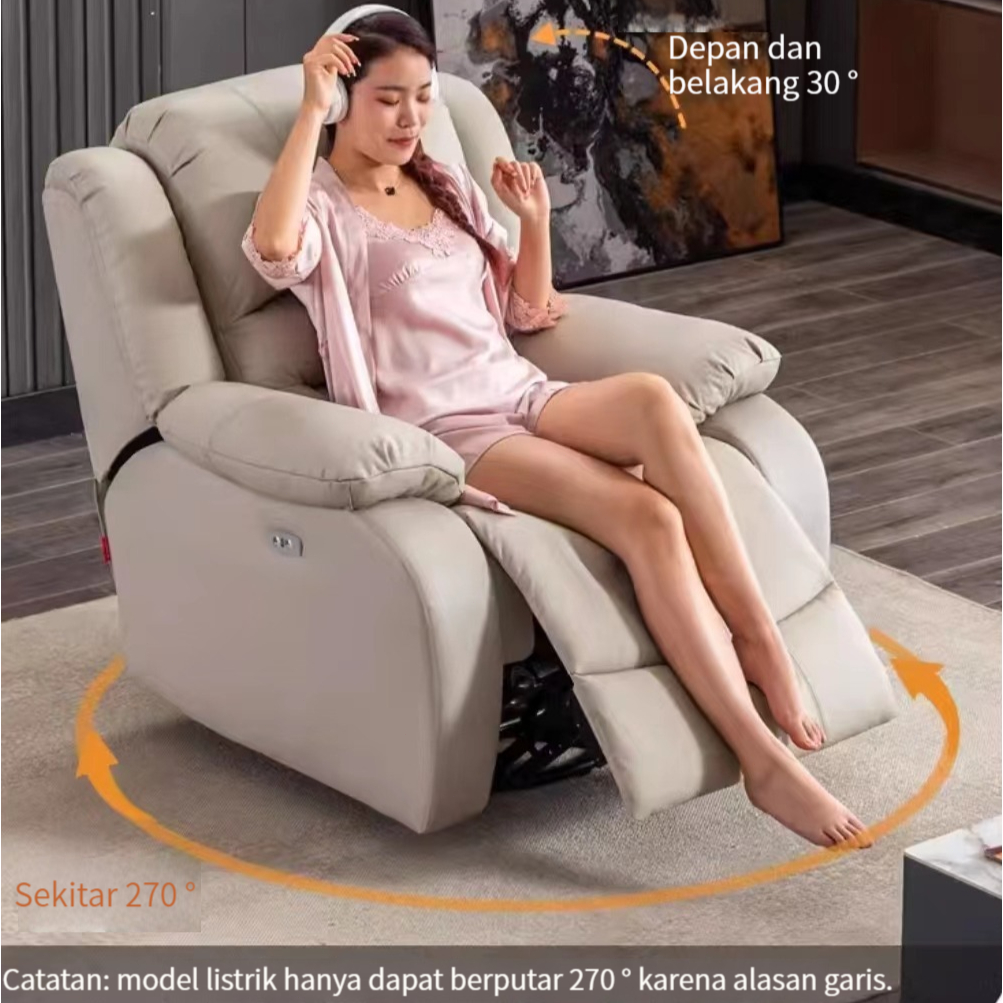 Furnibest Sofa Recliner Sofa Pijat Sofa Pijat Refleksi Sofa Pijat Electric Sofa Recliner Reclining Sofa Lazy Chair Rocking ( Goyang )