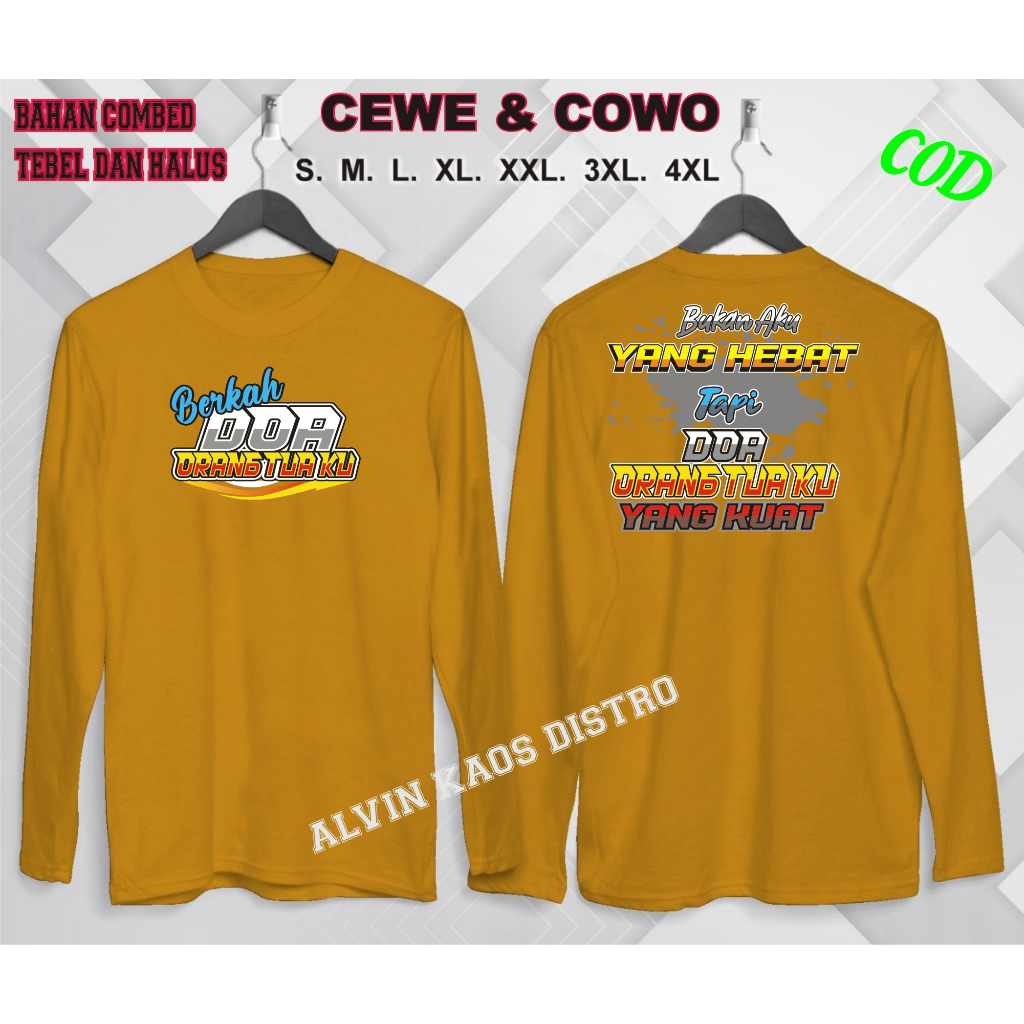Terviral Kaos DTF db doa orangtuaku yg kuat KAOS MURAH  Kaos Putih Hitam Kaos Terlaris