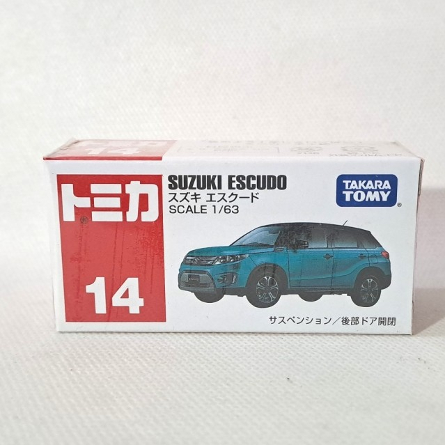 Tomica No 14 Suzuki Escudo Takara Tomy Diecast mobil Miniatur Mobil Mainan anak Murah