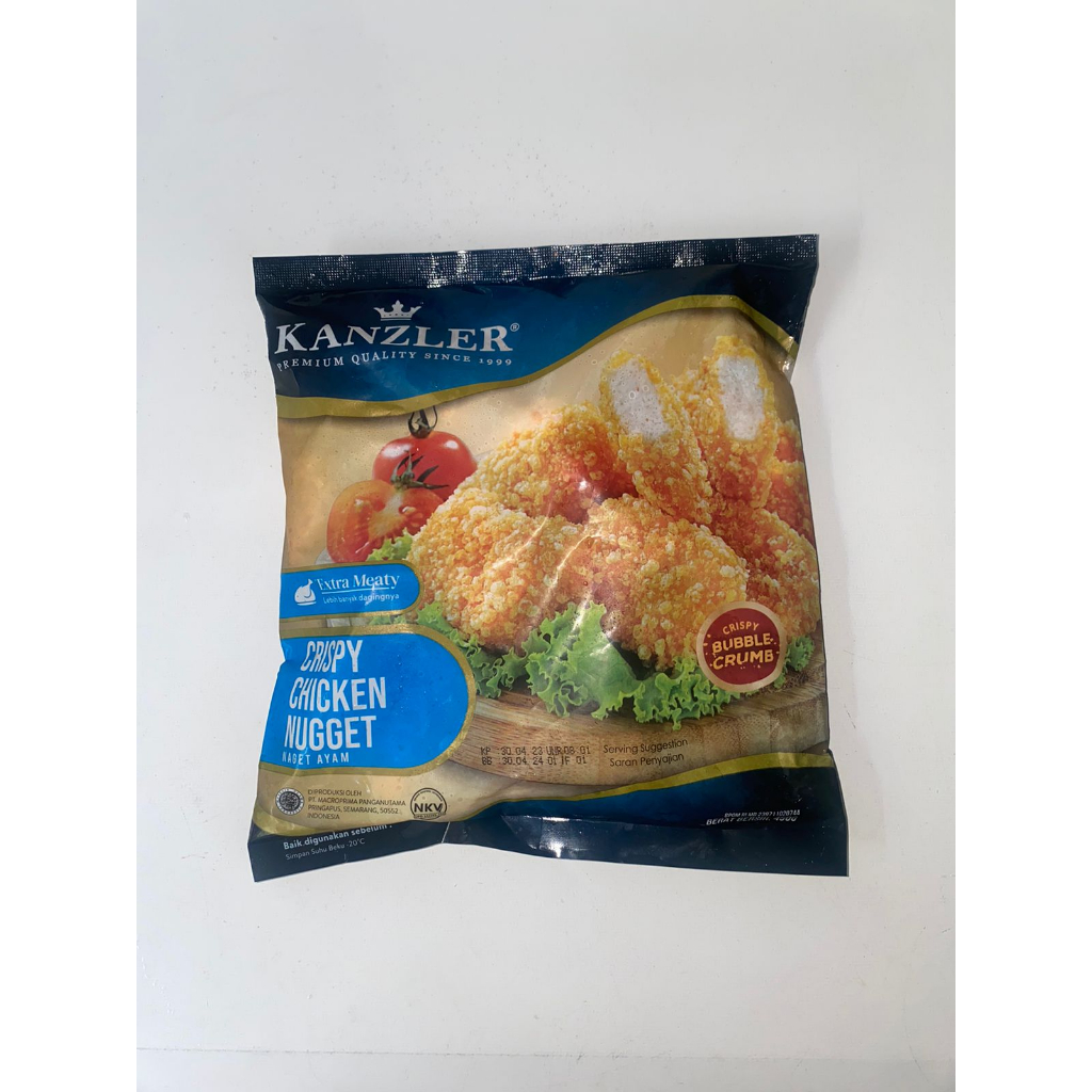 

Chicken Nugget Crispy Kanzler Nugget Frozen food Makanan beku 450g