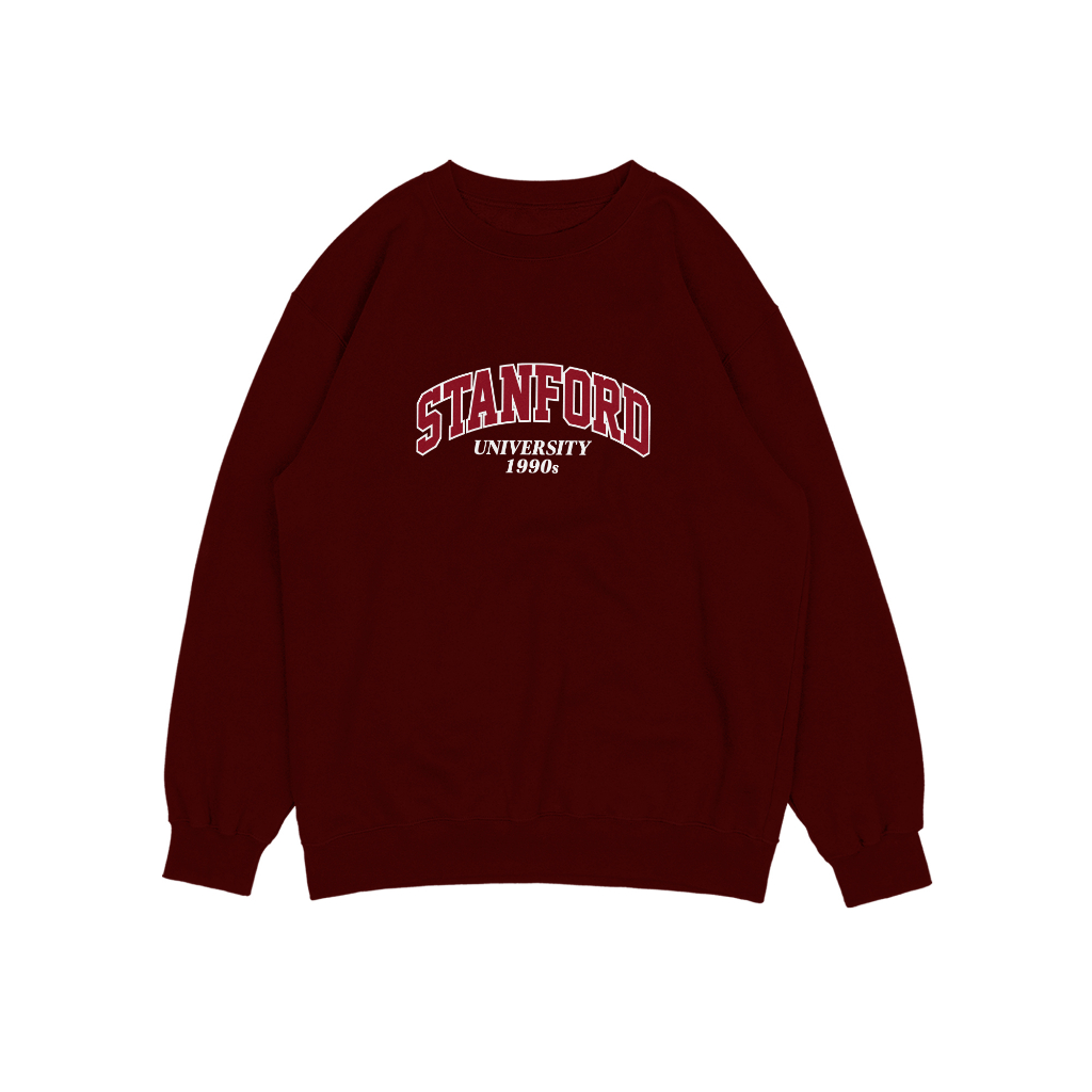 STANFORD UNIVERSITY SWEATER CREWNECK PRIA WANITA Size M-XXL