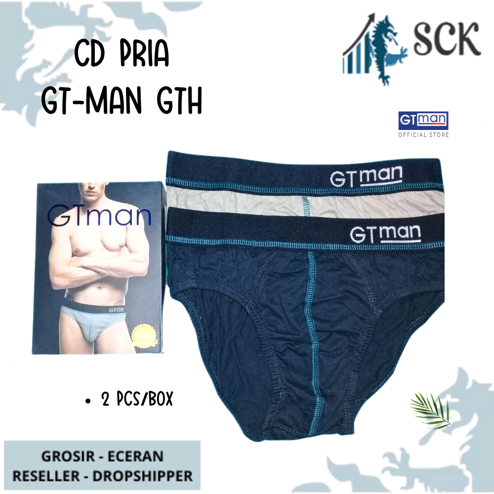 [ISI 2] Celana Dalam Pria GT MAN GTH-01 Premium / CD Laki GTMAN Active ukuran M-XL