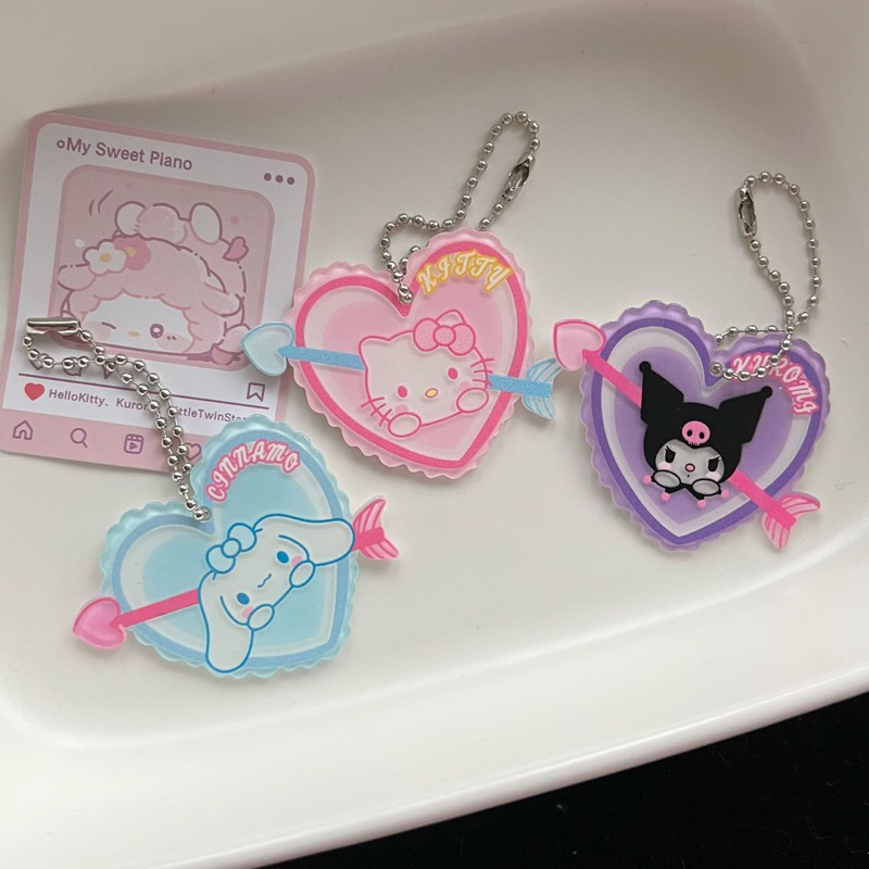 1pc Keychain Cupid Sanrio Lucu 090