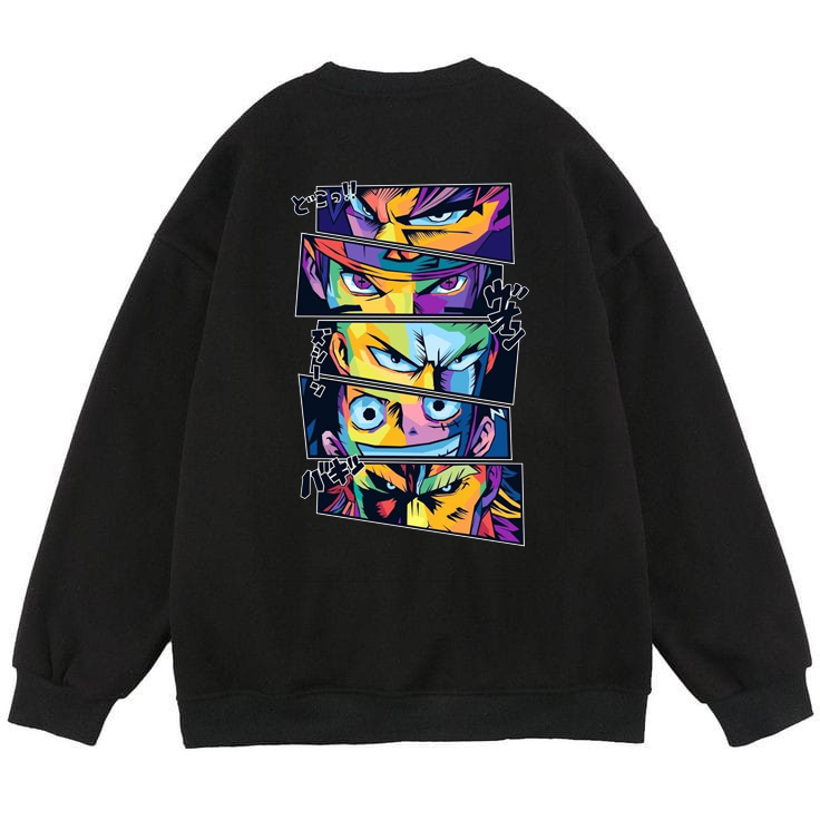 Crewneck Anime One Piece - Sweater Animasi One Piece