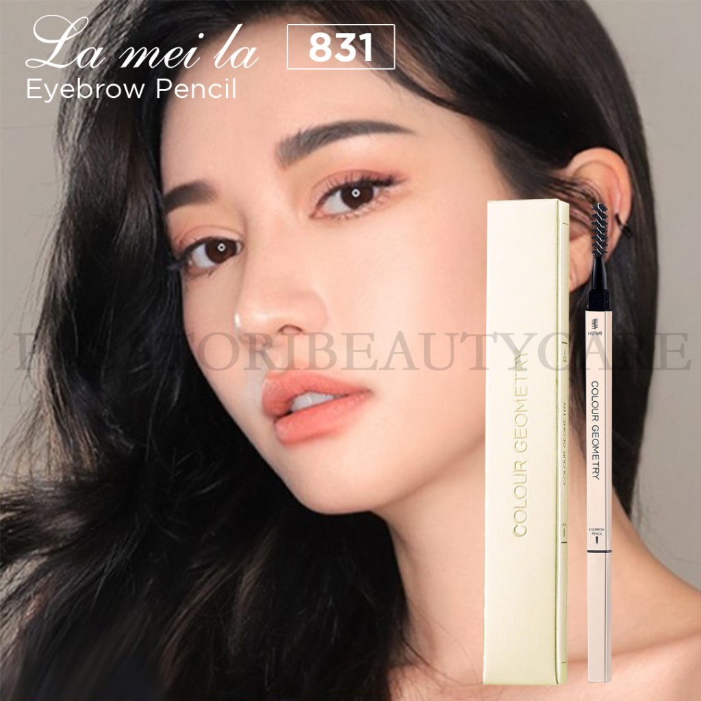 LAMEILA 831 Eyebrow Pencil COLOUR GEOMETRY Pinsil Alis Anti Air