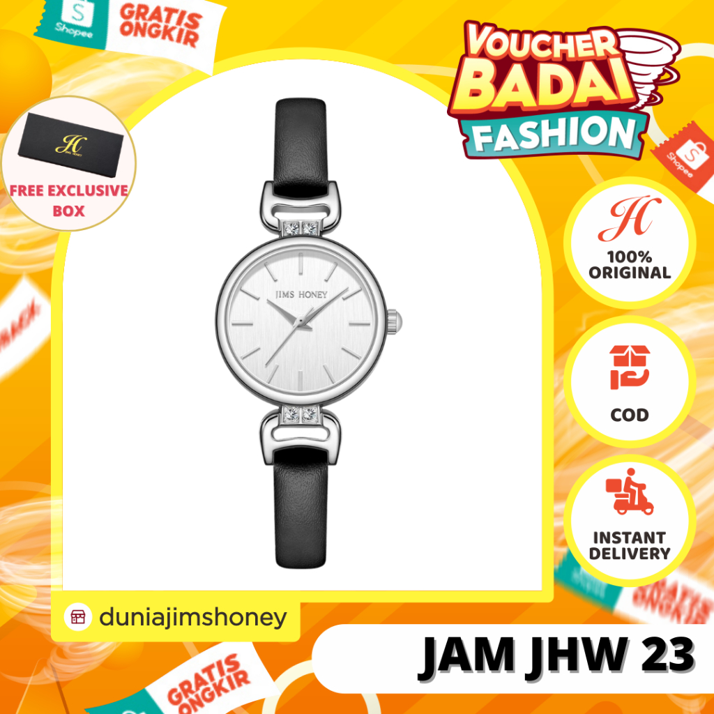 Jims Honey Jam JHW 23 Jam Tangan Wanita Fashionable Murah Import JH