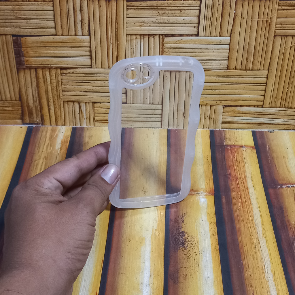 Case Vivo 1606 Softcase Gelombang Transparan Vivo Y53 2017