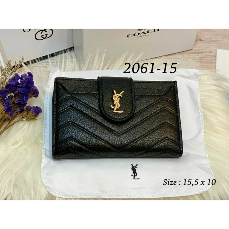 New Dompet 2061 Lidah Kombi Zipper Brand Freeee Box Import Semprem