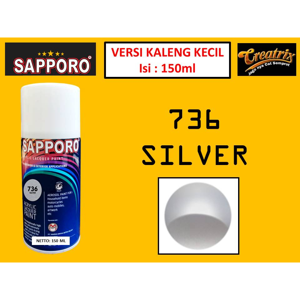 Sapporo 736 Silver/ Pilok / Pylox / Pilox / 150ml