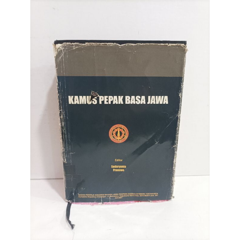 Kamus Pepak Bahasa Jawa Original Editor Sudaryanto - Pranowo