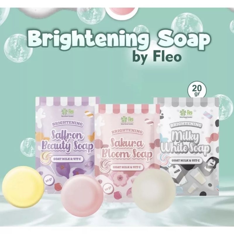 `ღ´ PHINKL `ღ´ Fleo Brigtening Soap batang facial wash bodywash