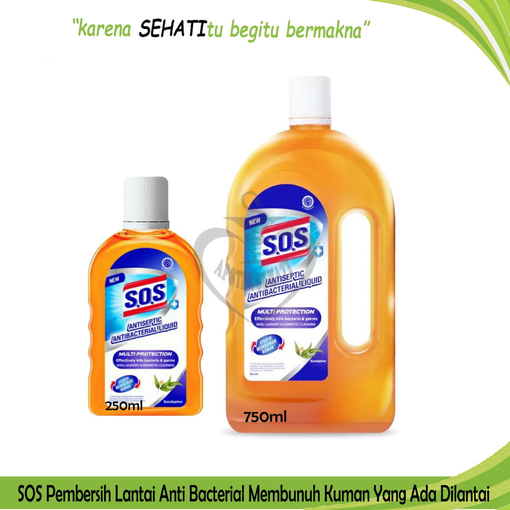 Sos Antiseptic Liquid Mengatasi Kuman Pada Kulit Sabun Cair