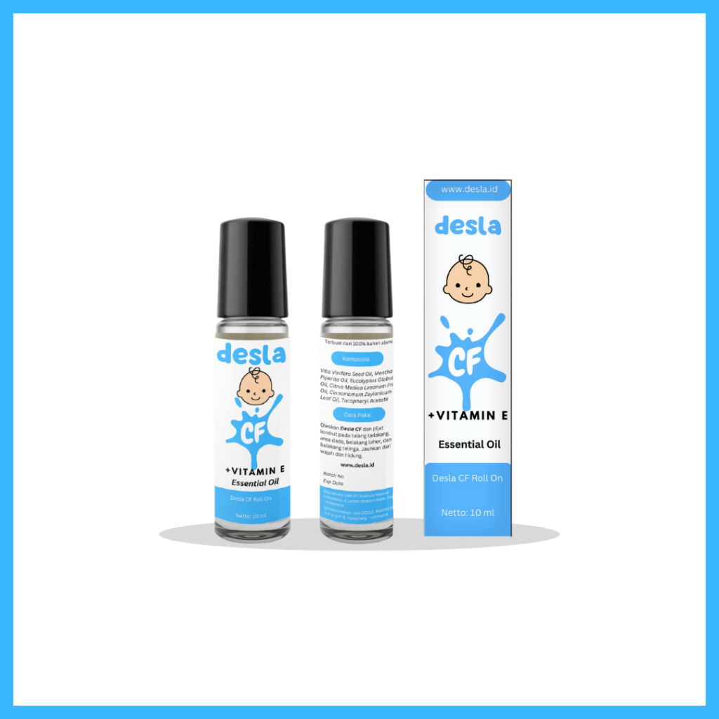 [HARGA TERMURAH] Desla (Cessa alternatif) Batuk Pilek Demam Bayi 10ML Essential Oil Bebio Baby
