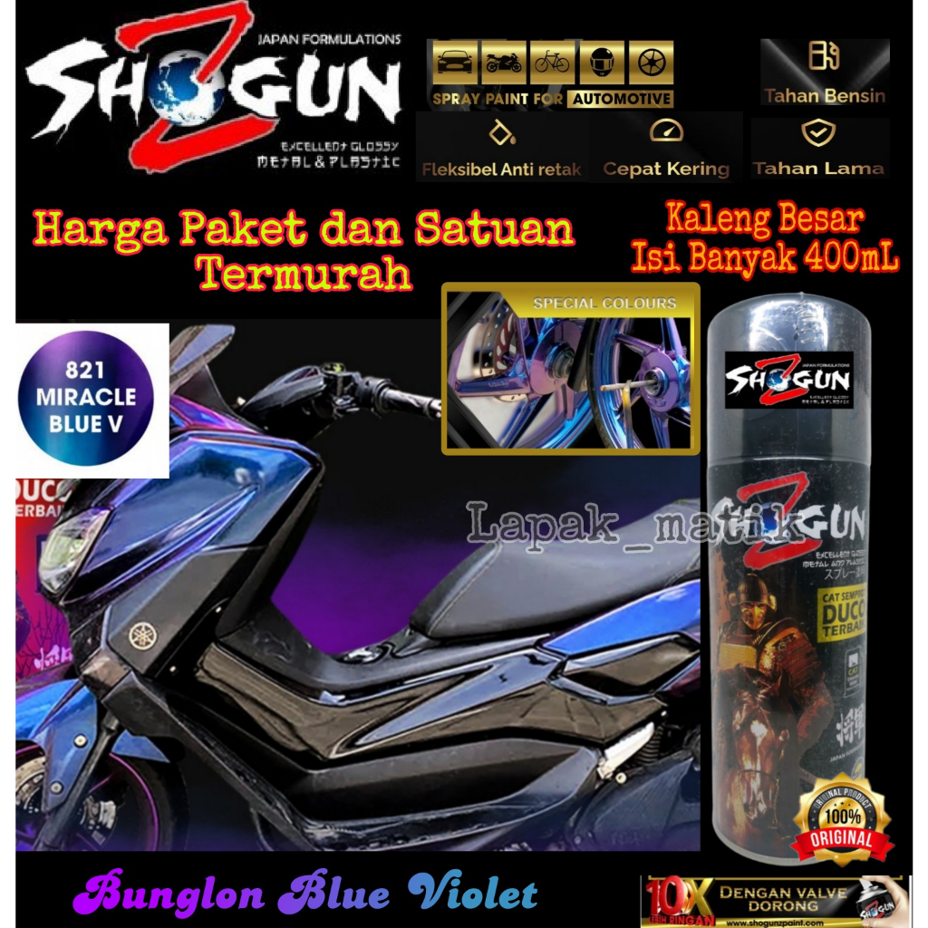 Pilok SHOGUN Z BUNGLON MIRACLE BLUE VIOLET 821 400ML