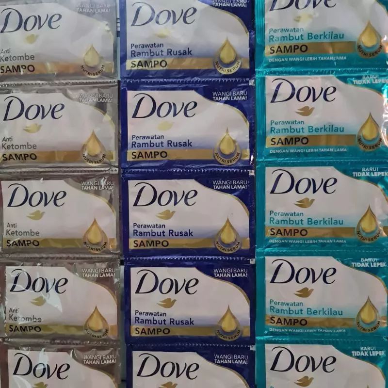 Dove Shampo Renteng (8ml x 12 Sachet)