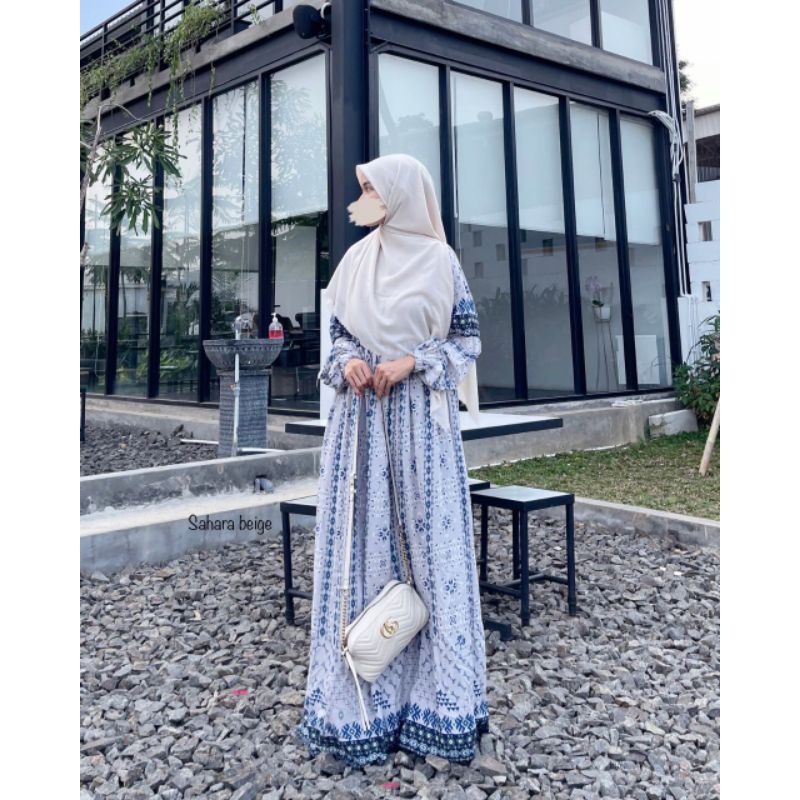 SAHARA DRESS BY LATASHA OUTFIT | RAYON VISCOSE | READY STOCK