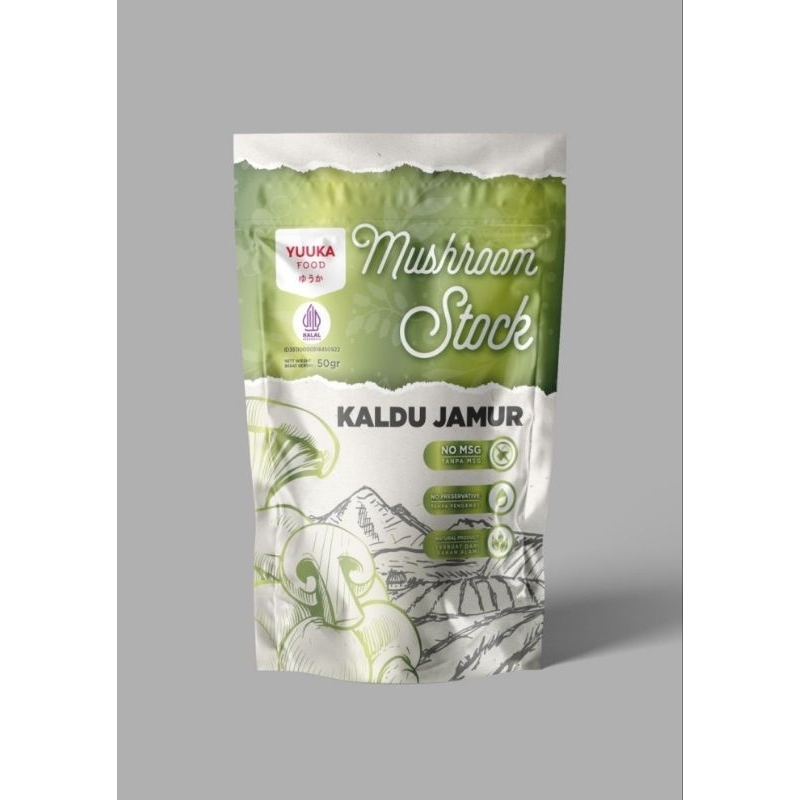 Yuuka Food Kaldu Bubuk Powder 50gr HALAL - YuukaFood Seaweed Flakes Abon Rumput Laut -  Kaldu Mpasi Anak Baby - Bumbu NON MSG Sehat Bayi