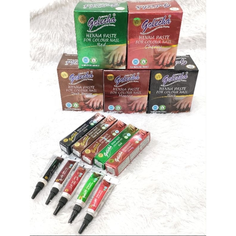 GOLECHA HENNA KUKU / GOLECHA NAIL TUBE HENNA PASTE FOT COLUR NAIL