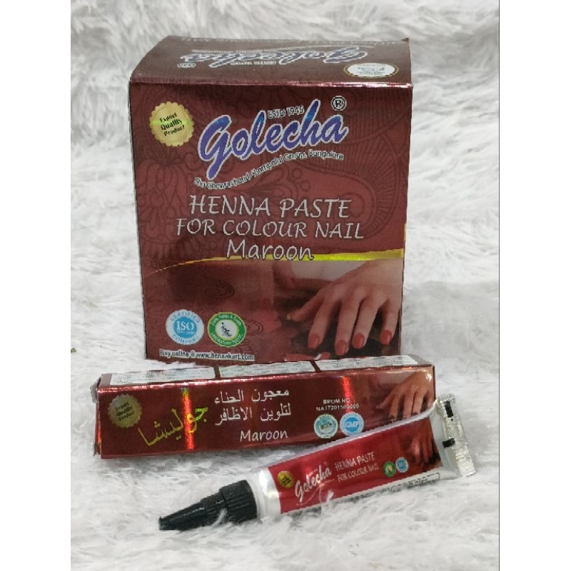 GOLECHA HENNA KUKU / GOLECHA NAIL TUBE HENNA PASTE FOT COLUR NAIL