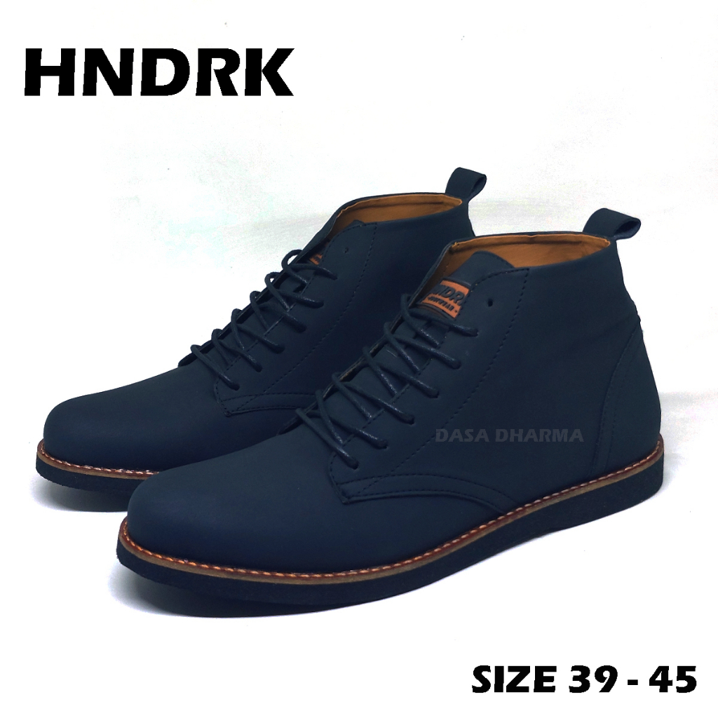 HNDRK Sepatu Pria Boots Kulit Pantofel Pria Pantofel Hitam Pria Sepatu Pantopel Fantofel Kasual Formal Kerja