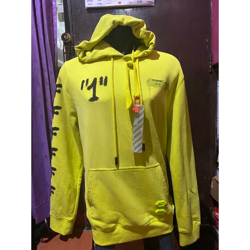 Hoddie Off White Rare Green