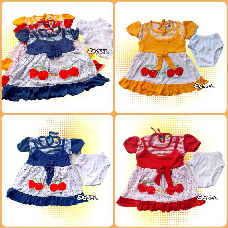 Dress Bayi Perempuan 2-36 Bulan Cantik