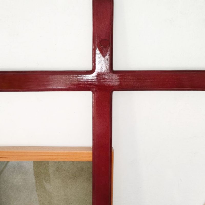 Salib Dinding Katolik Kayu Jati - Hiasan Dinding Katolik Salib Kristen