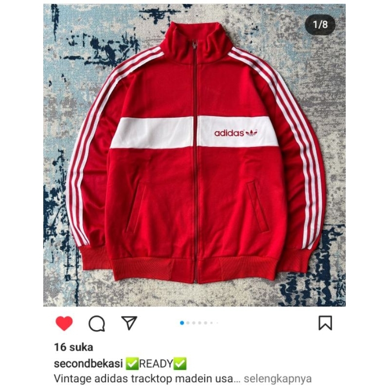 vintage adidas tracktop madein usa